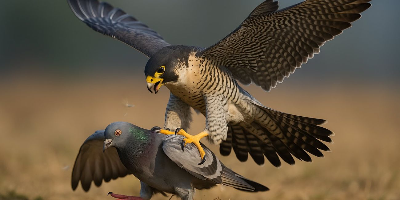 falconeria e allontanamento piccioni