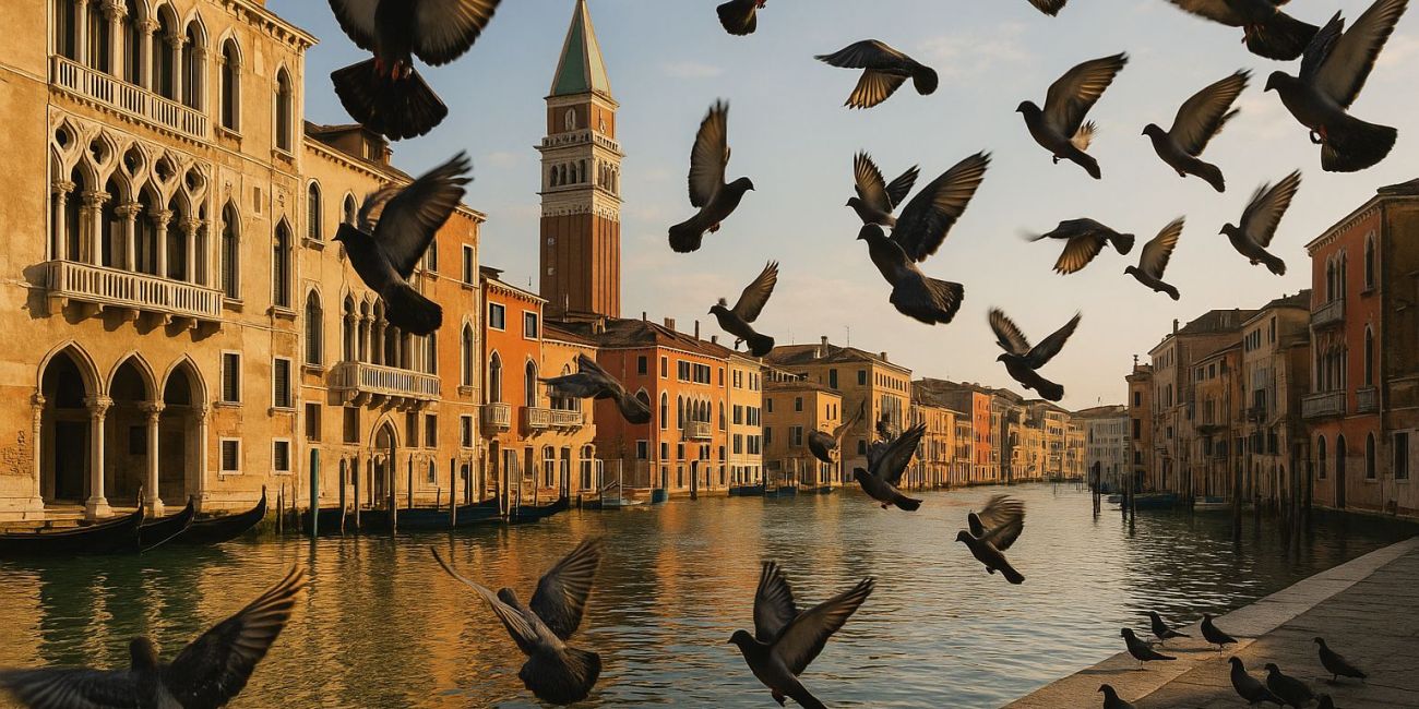 Allontanamento piccioni Venezia