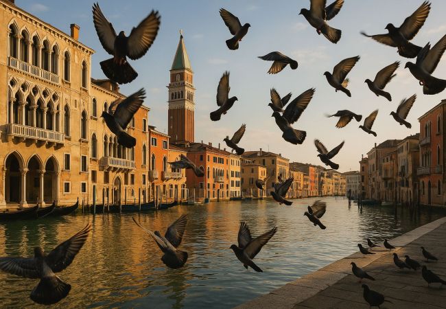 Allontanamento Piccioni Venezia- Falco Installazioni i professionisti