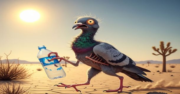 Quanto vive un piccione senza cibo e acqua? Stime e rischi