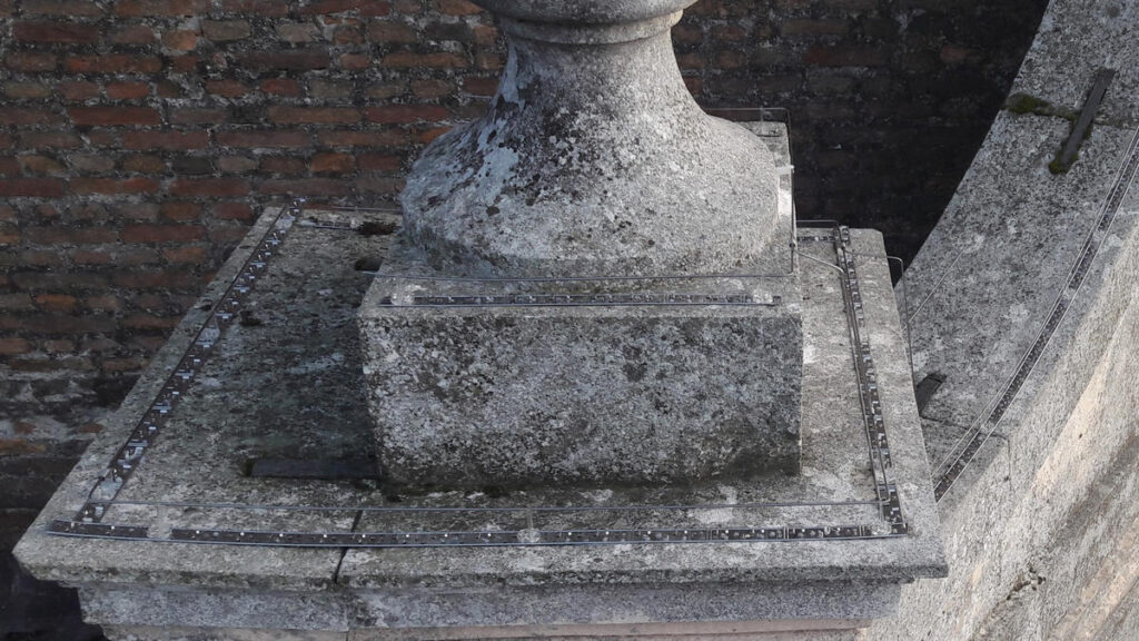 impianto elettrostatico falco installazioni su chiesa